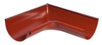 Угол желоба внутренний 90 гр, сталь, d-150 мм, красный, Aquasystem